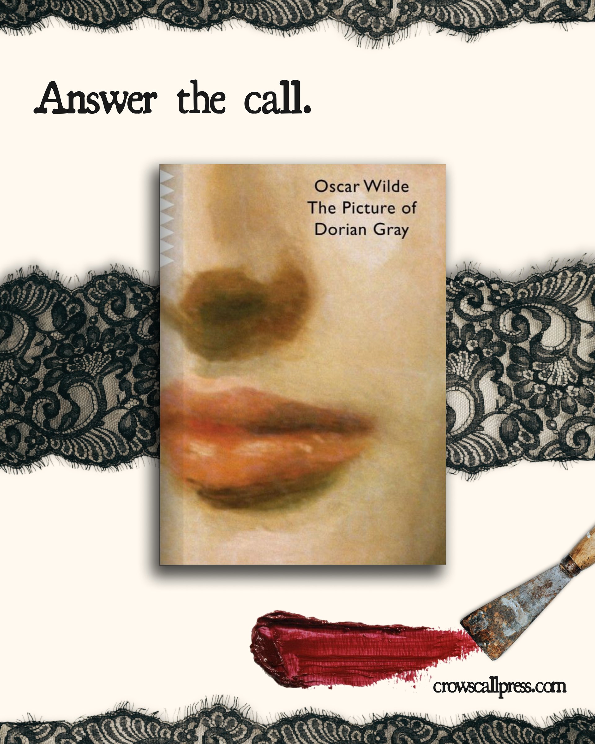 Promotional graphic for The Picture of Dorian Gray