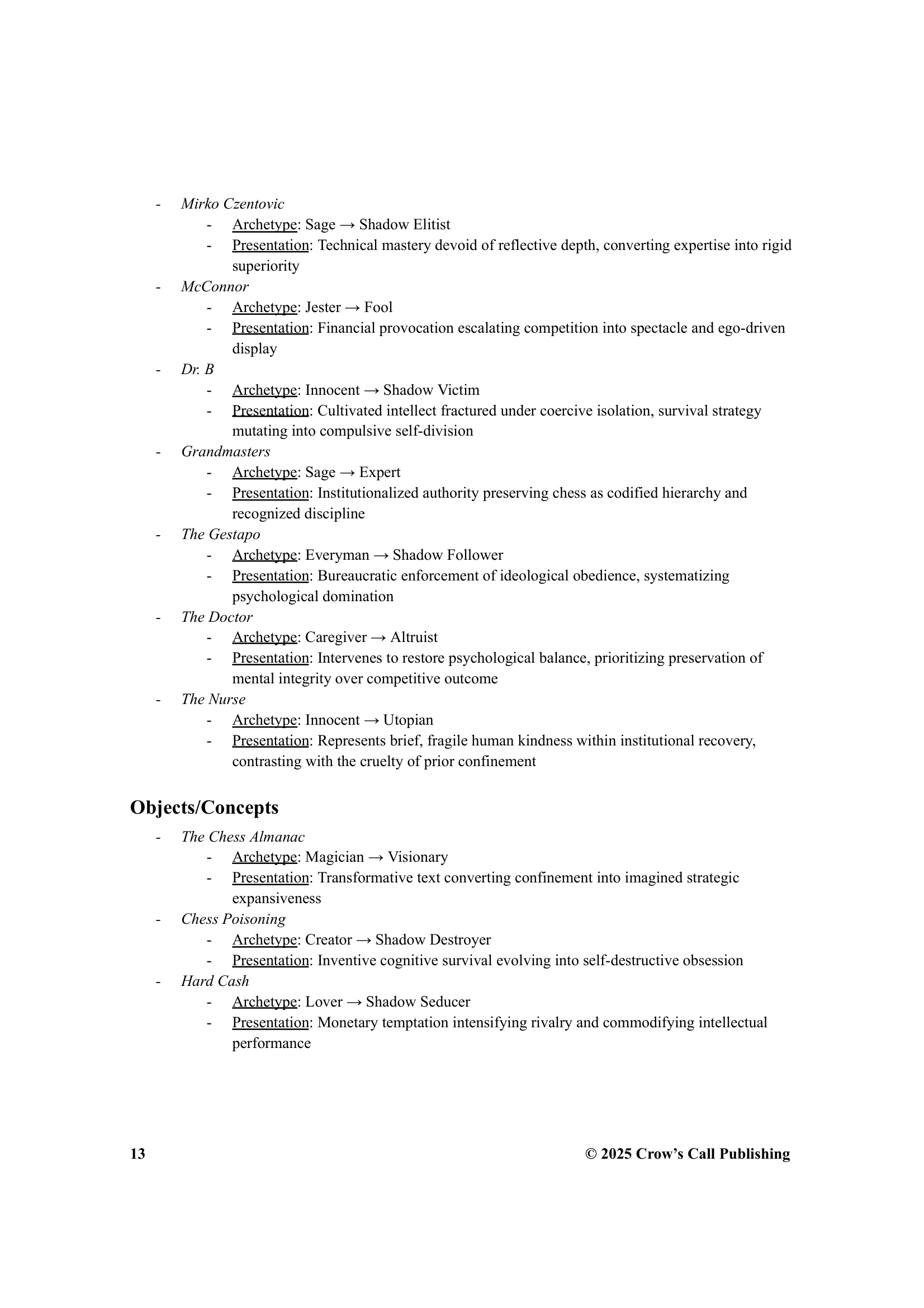 Archetypes workbook page 2