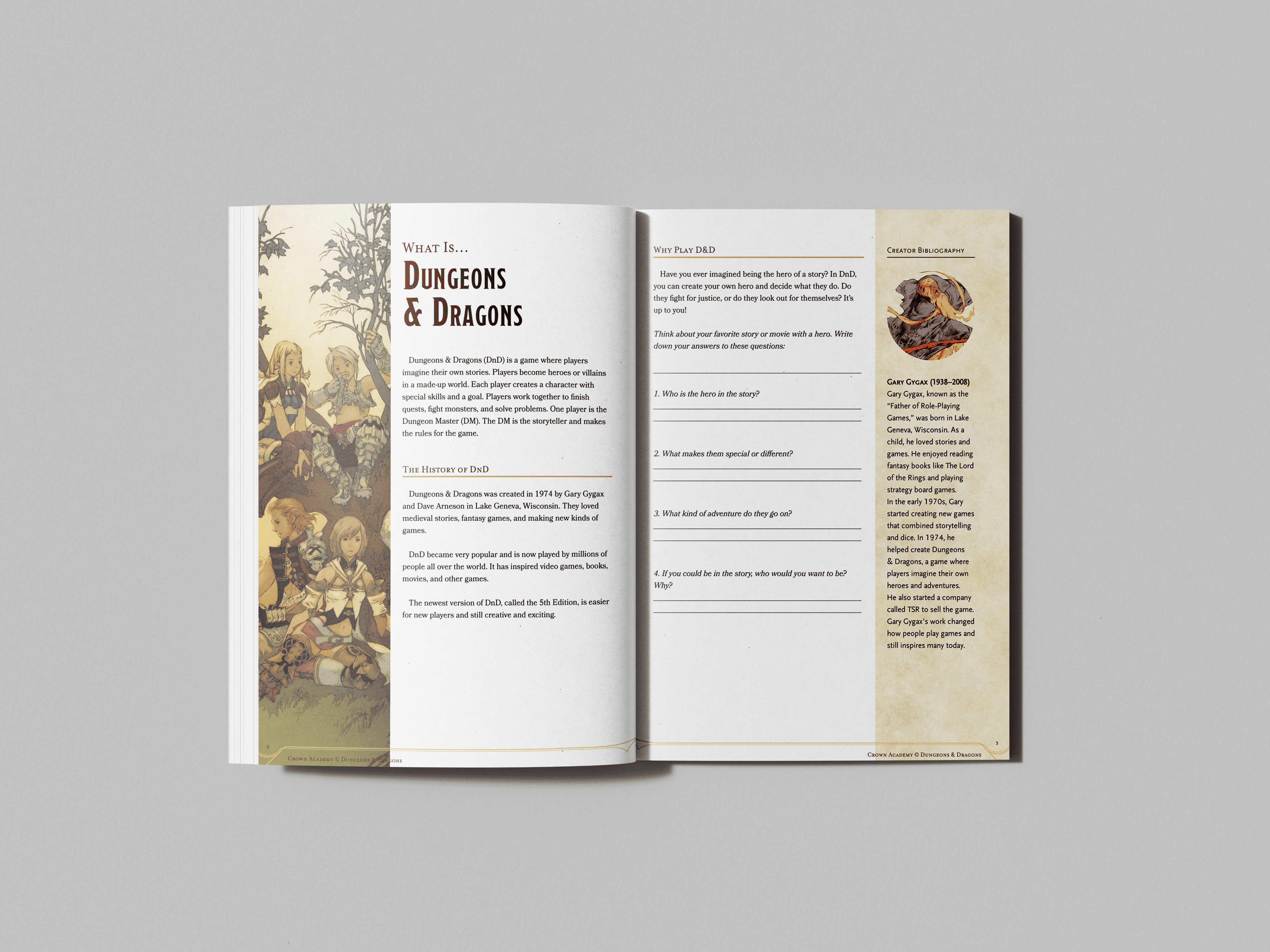What is Dungeons and Dragons - module introduction page